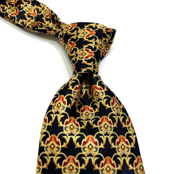 Vitaliano Pancaldi Other - Vitaliano Pancaldi Geometric Necktie w/ Chain GUC